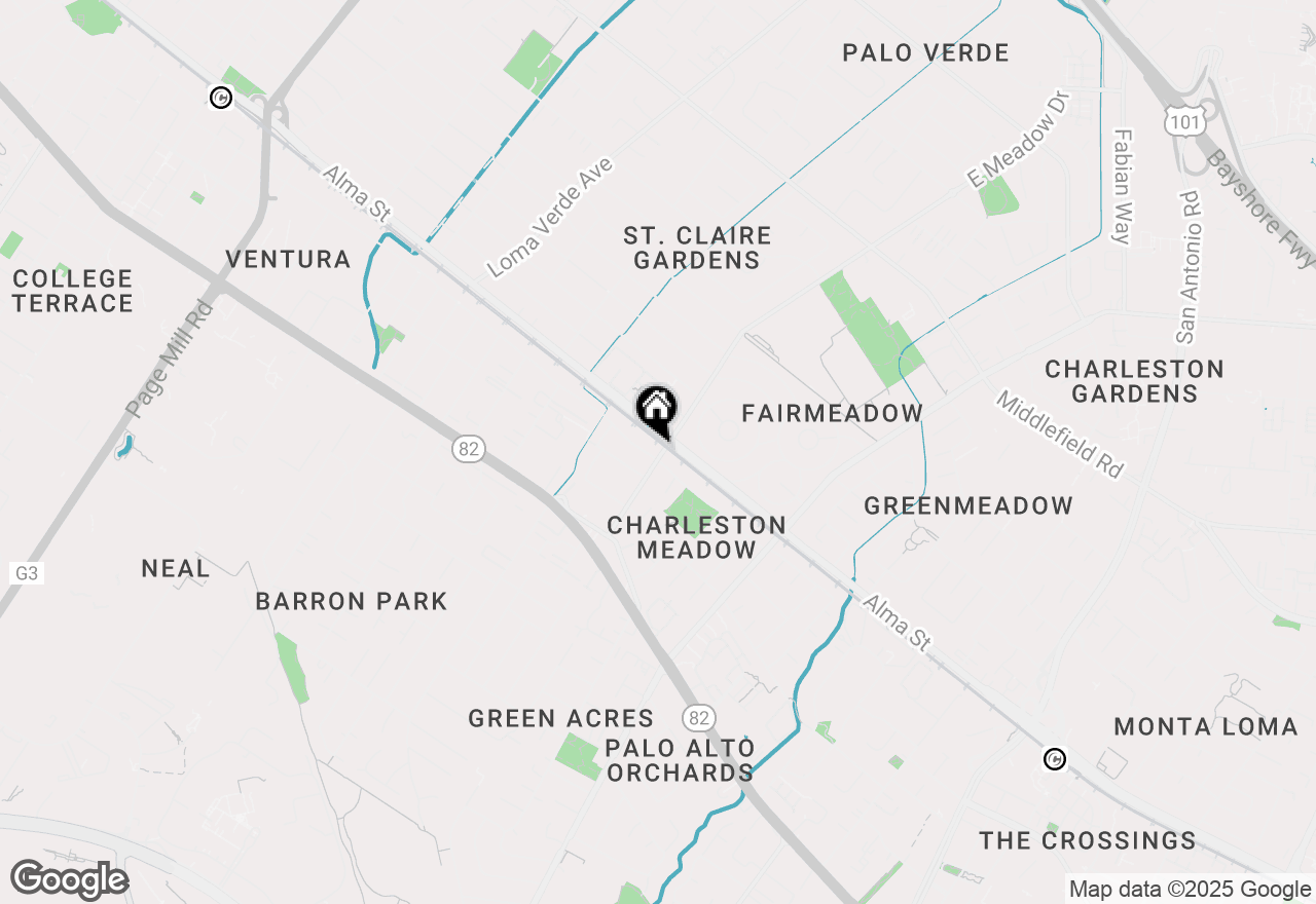 Map of 4097 Park Boulevard, Palo Alto, CA 94306