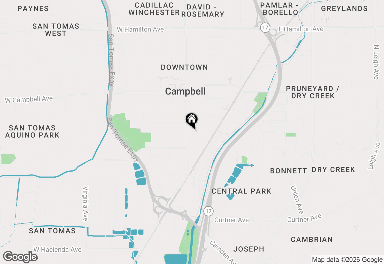 Map of 111 Sunnyside Court, Campbell, CA 95008