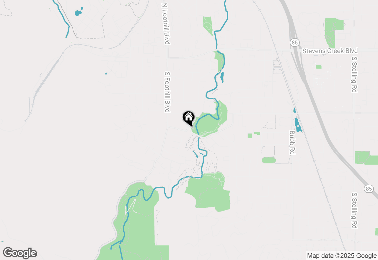 Map of 22346 Mcclellan Road, Cupertino, CA 95014