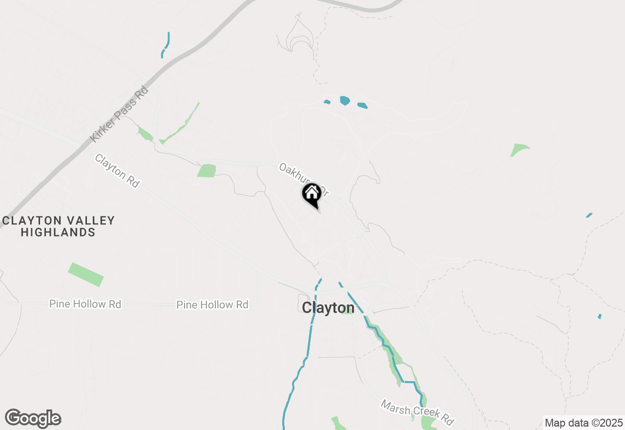 Map of 1731 Indian Wells Way, Clayton, CA 94517