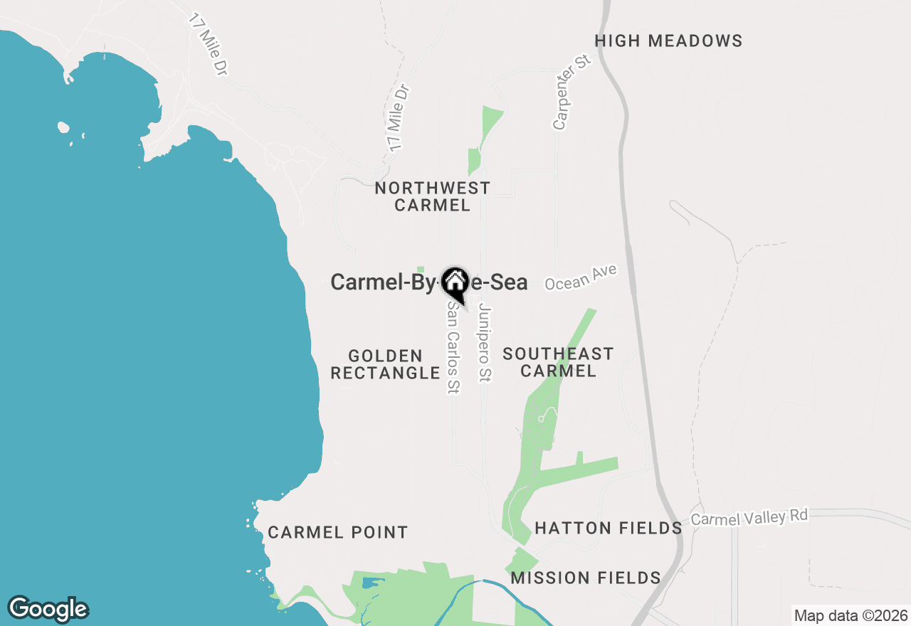 Map of 0 Guadalupe 2 Nw 3rd, Carmel, CA 93921