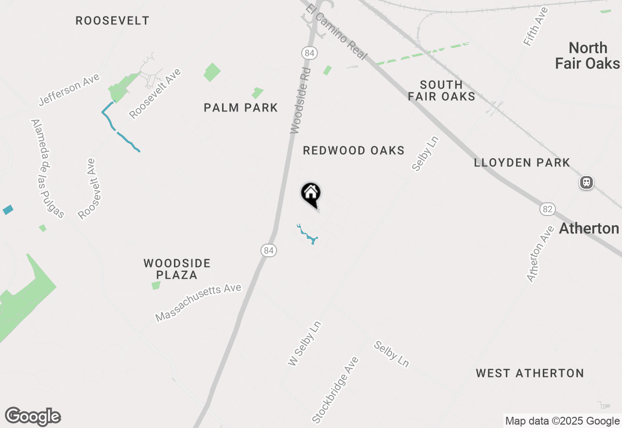 Map of 401 Wembley Court, Redwood City, CA 94061