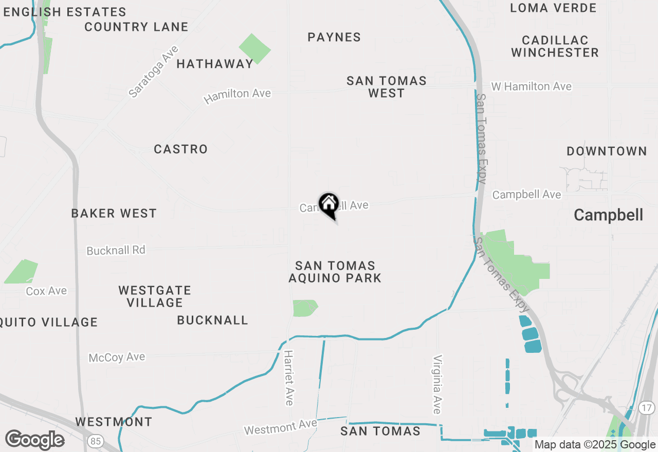 Map of 2040 Orestes Way, Campbell, CA 95008
