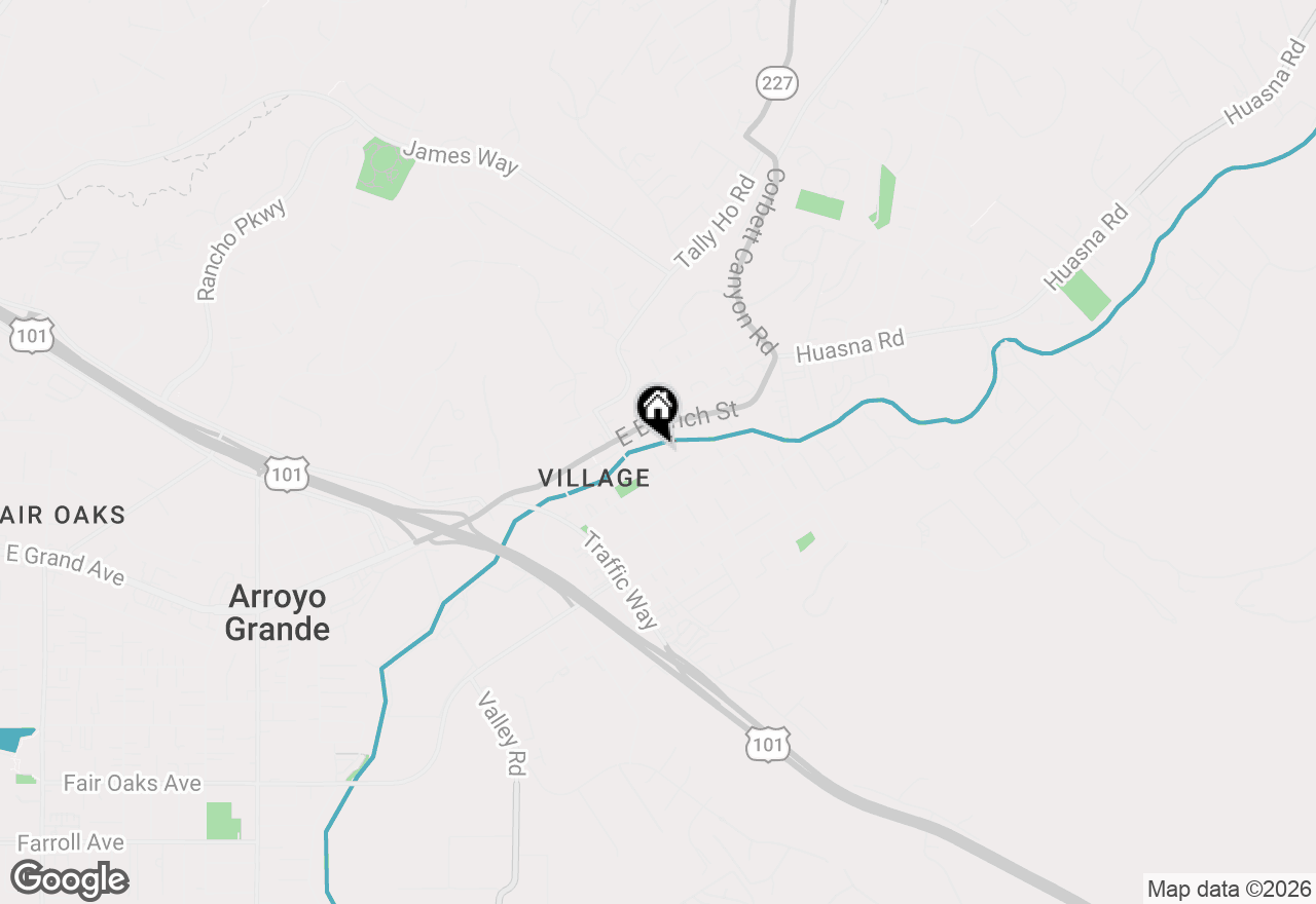 Map of 123 Whiteley Street, Arroyo Grande, CA 93420