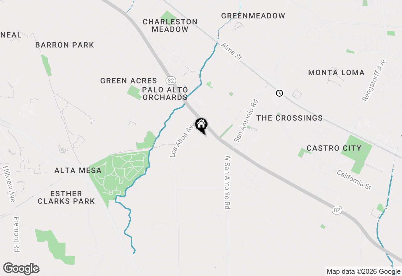 Map of 1070 Mercedes Avenue #24, Los Altos, CA 94022