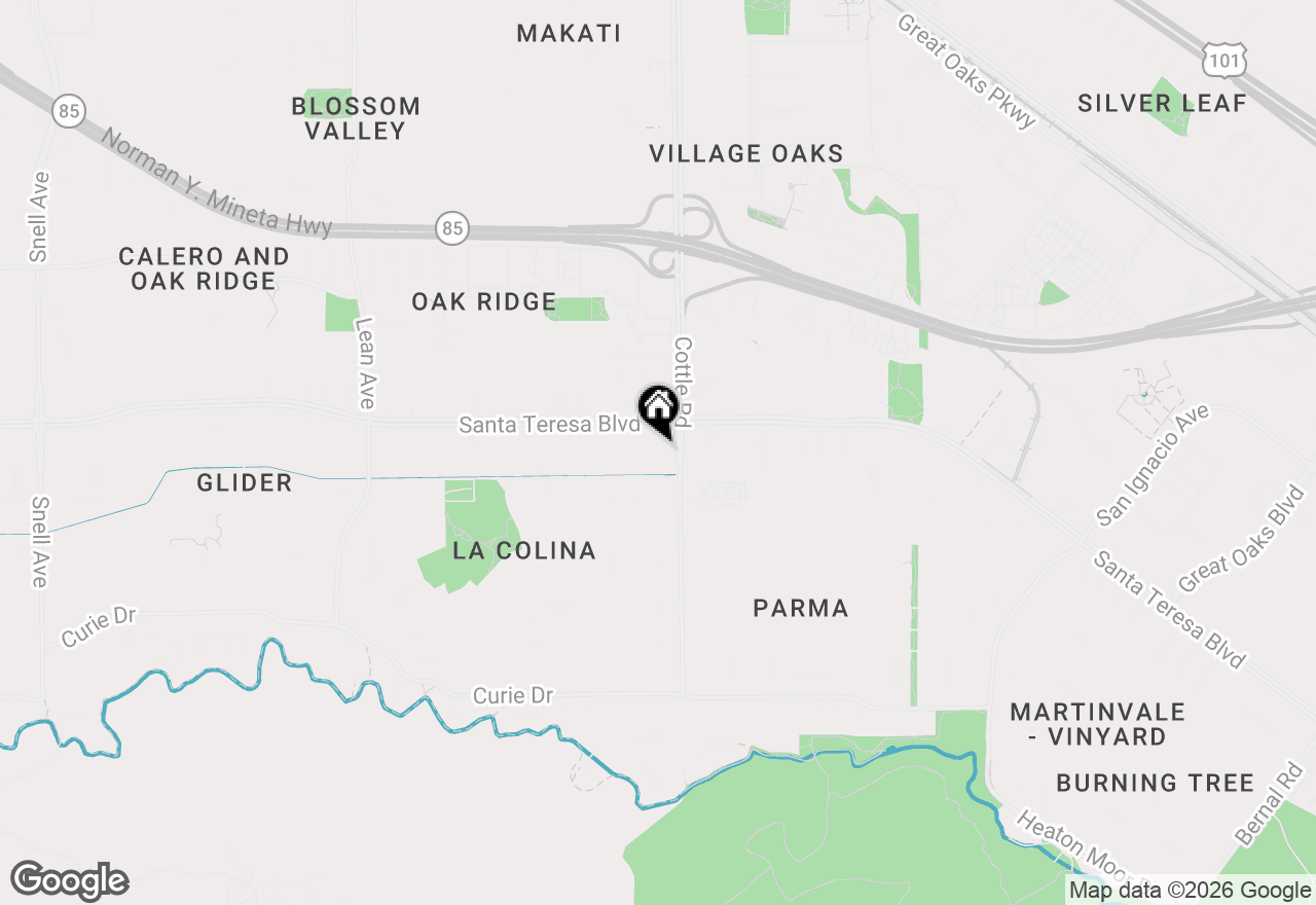 Map of 343 Nature Drive, San Jose, CA 95123
