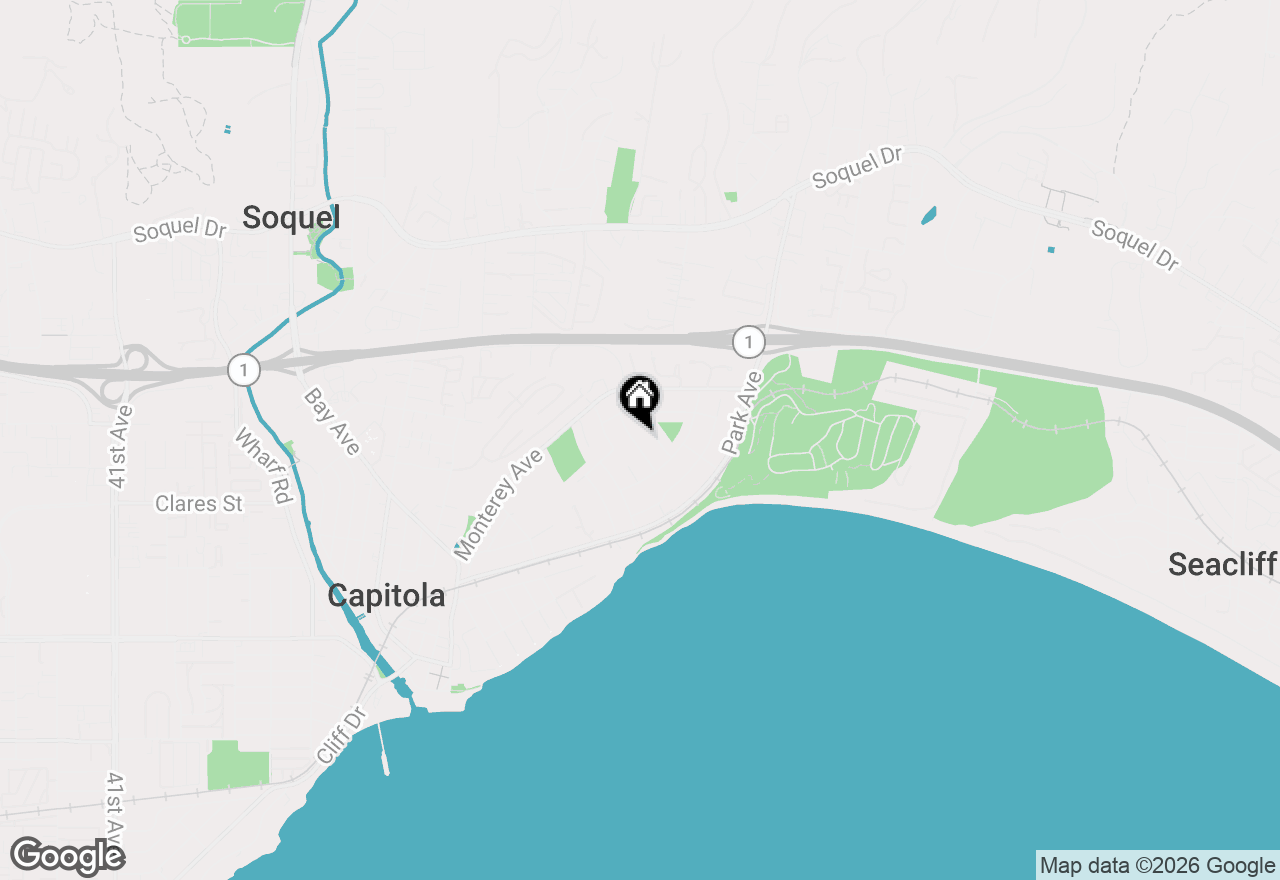 Map of 200 Magellan Street, Capitola, CA 95010