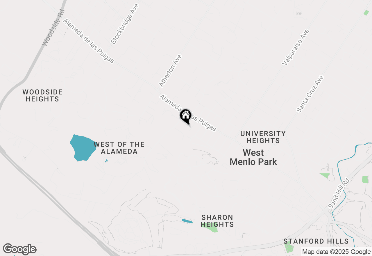 Map of 399 Camino Al Lago, Menlo Park, CA 94027